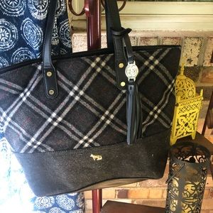 Emma Fox Plaid Tote